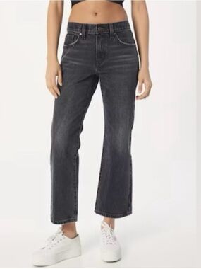 Levi's Middy Ankle Bootcut Black/Gray Size 27